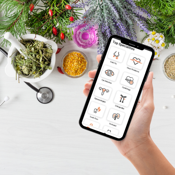 AyushQure, Telemedicine Health App for MP Government by IOTA Informatics